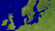 North Sea - Baltic Sea Satellite 1920x1080